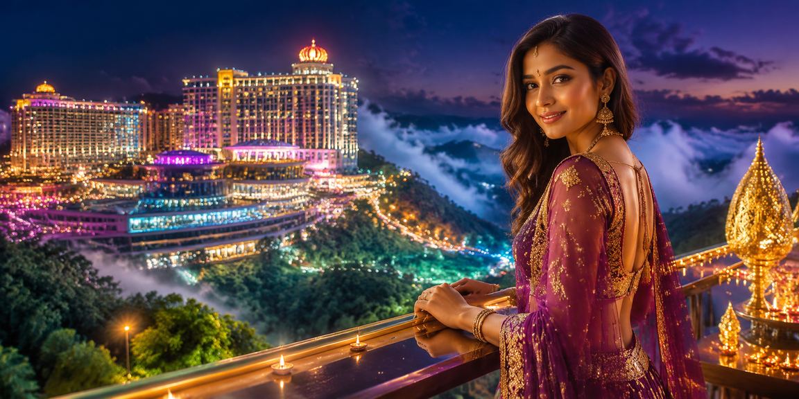 Pratonton muka halaman utama ajo89 dengan tema hiburan Genting Highlands