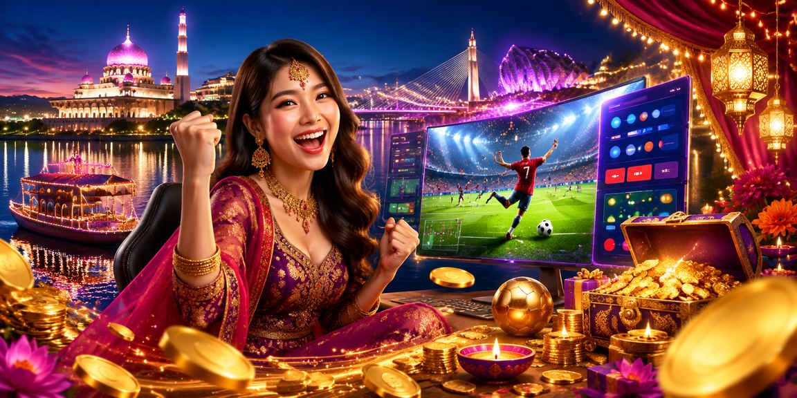 Pemain Malaysia menyemak tip pertaruhan sukan dalam talian di Putrajaya